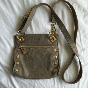 Hammitt Cross Body Beige Suede purse